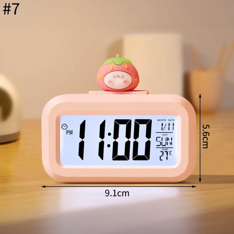 Desk Digital Kawaii Alarm Clock