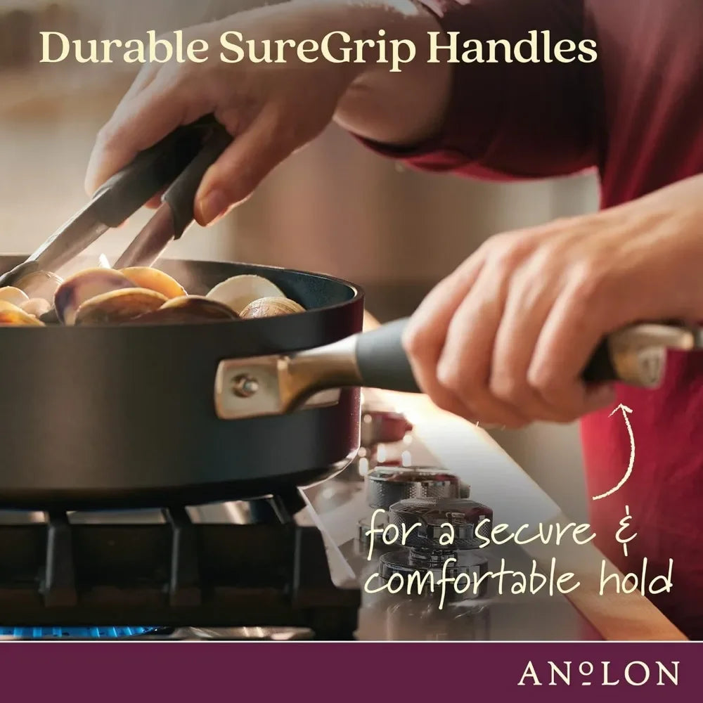 Advanced Home Hard Anodized Nonstick Pots and Pans