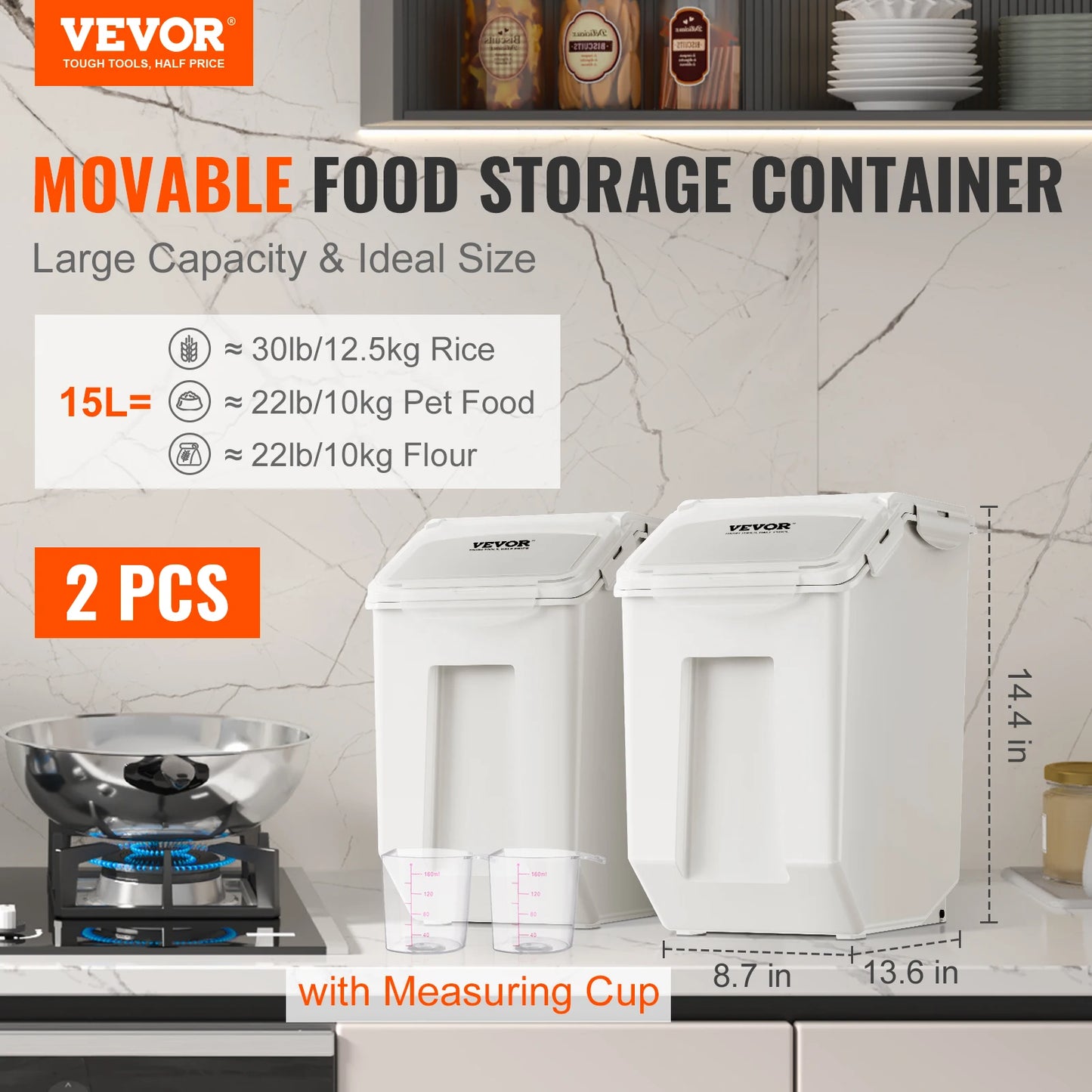 VEVOR Ingredient Storage Bin