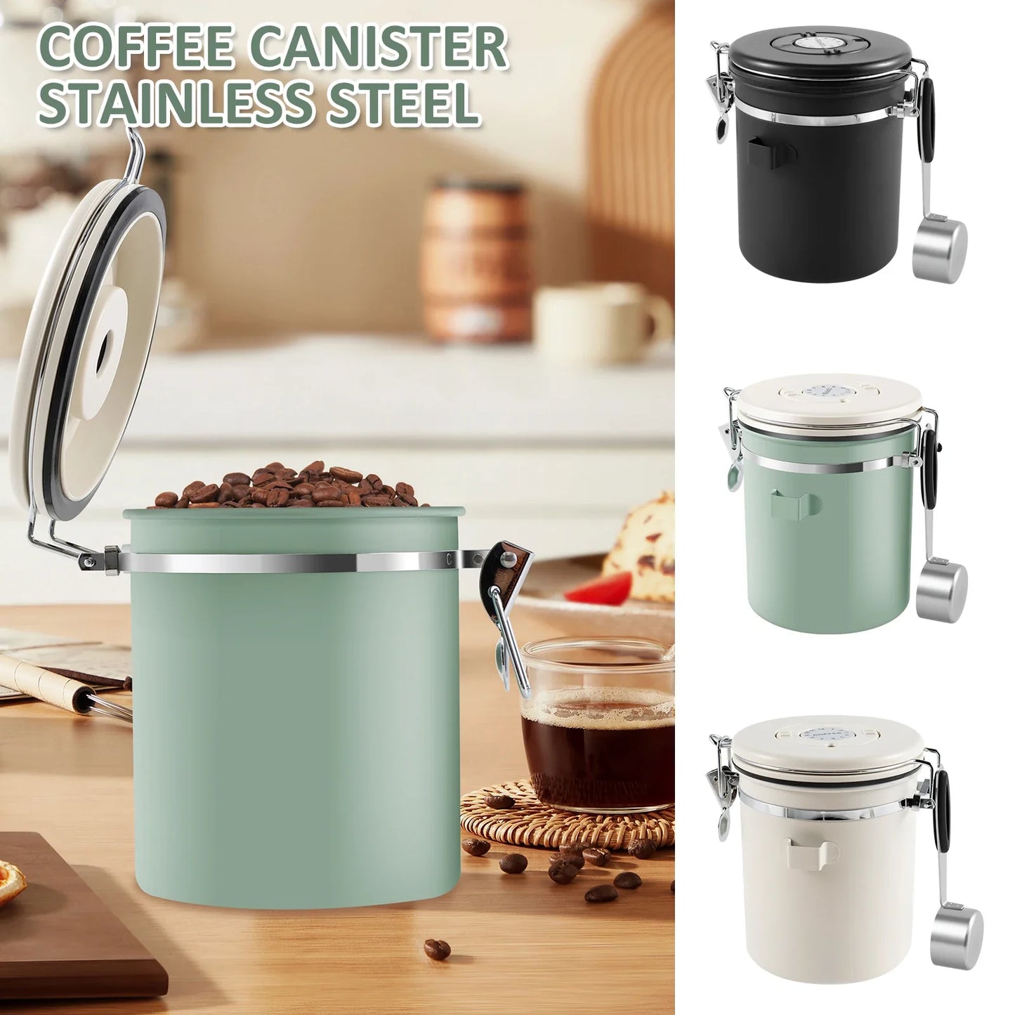 1.5L Coffee Bean Vacuum Sealed Tank
