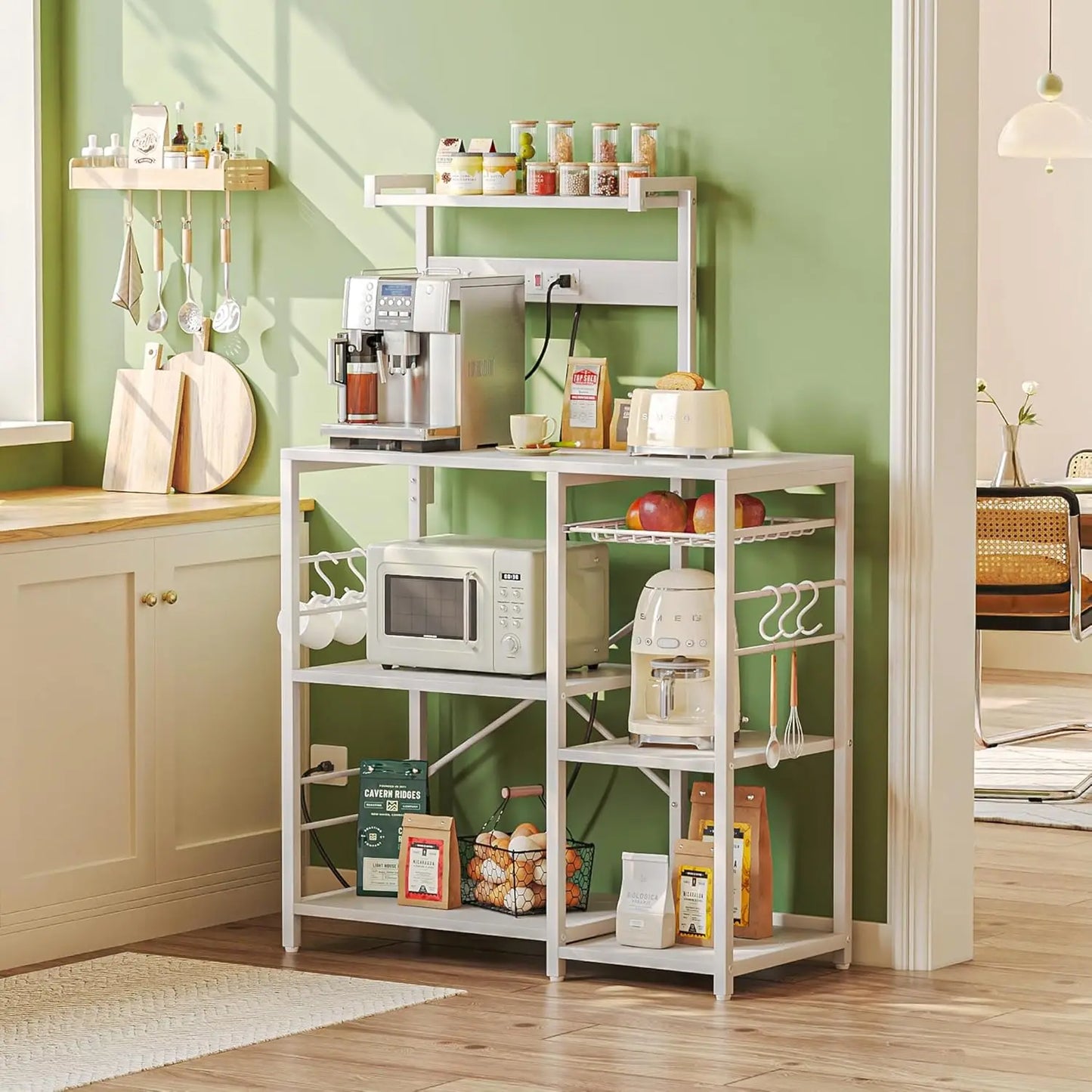 Bakers Rack with Power Outlet