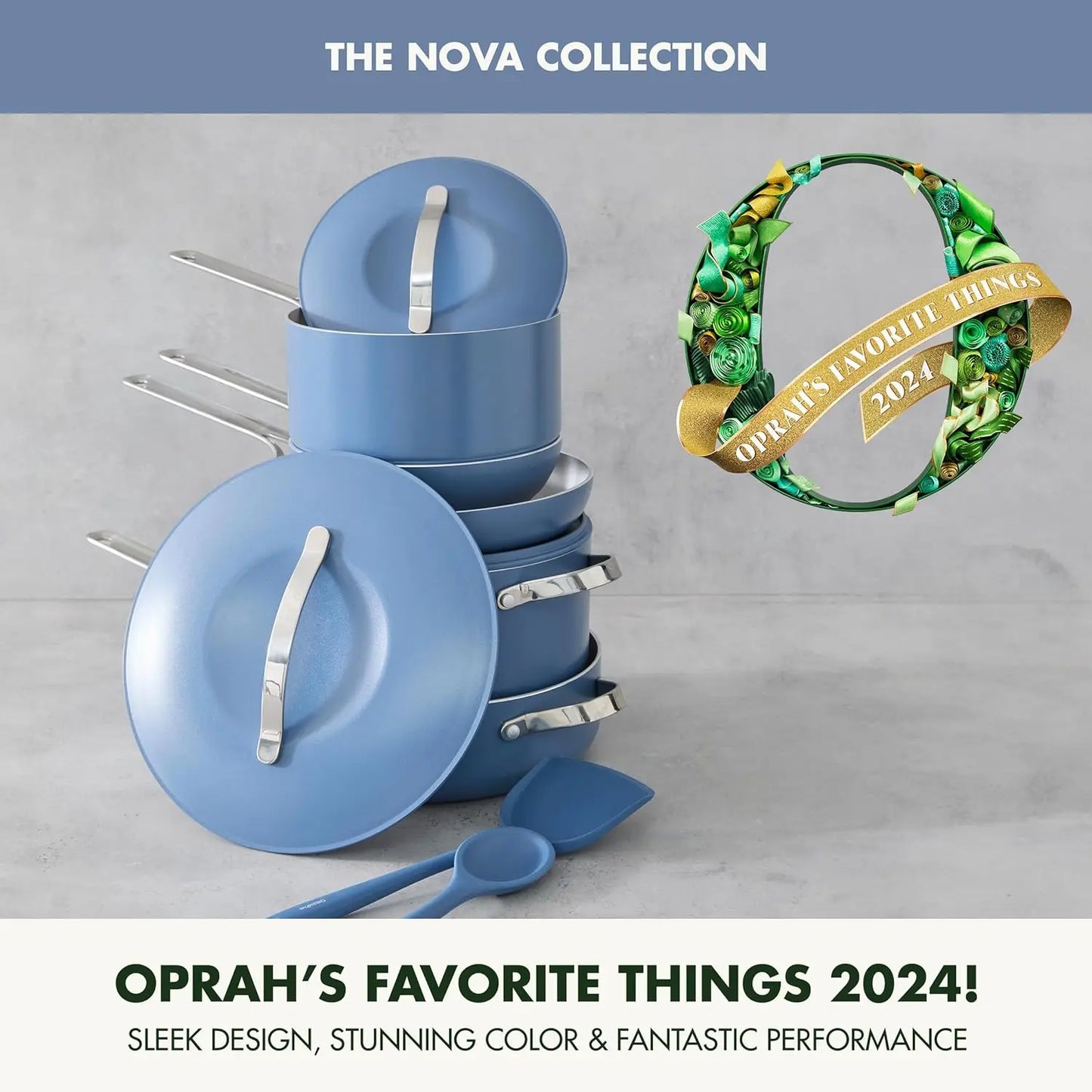 10-Piece Cookware Pots and Pans Set Oprah’s Favorite