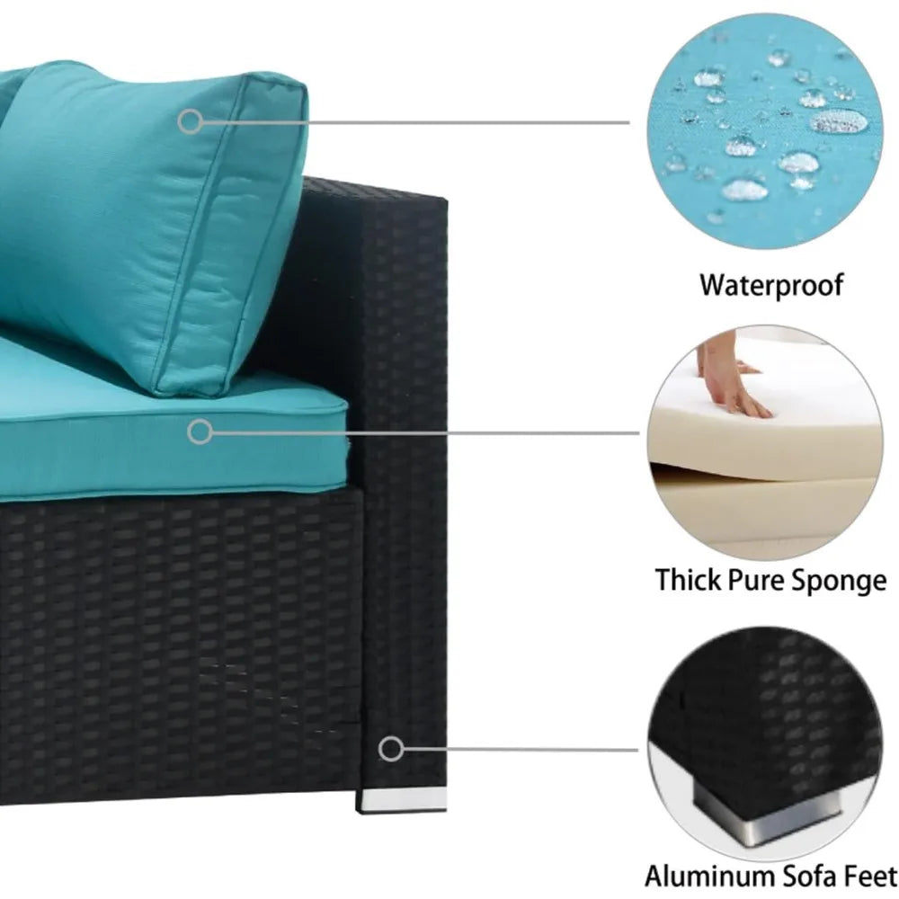 7 Pieces Patio Furniture Set