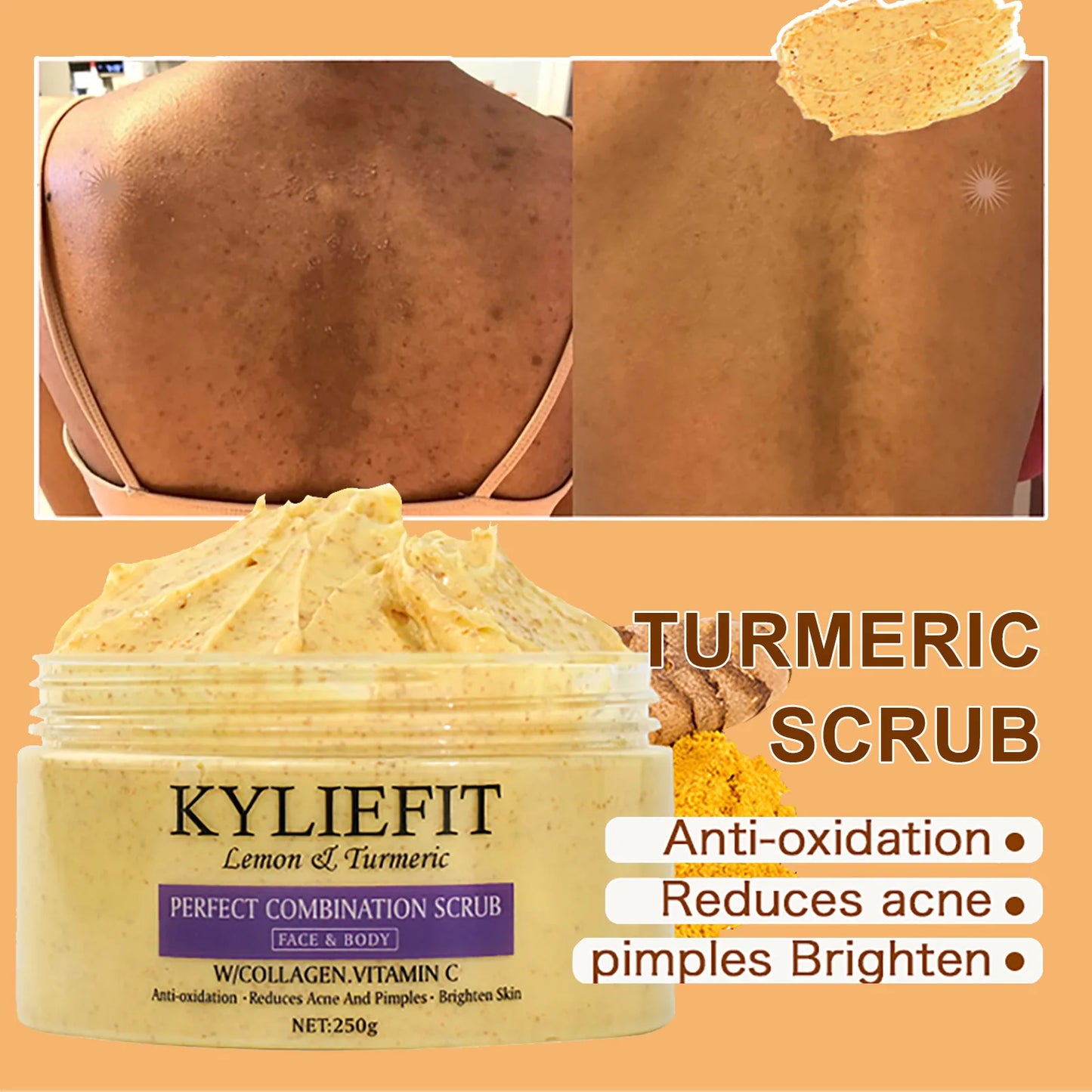 AILKE Turmeric Vitamin C Face & Body Set