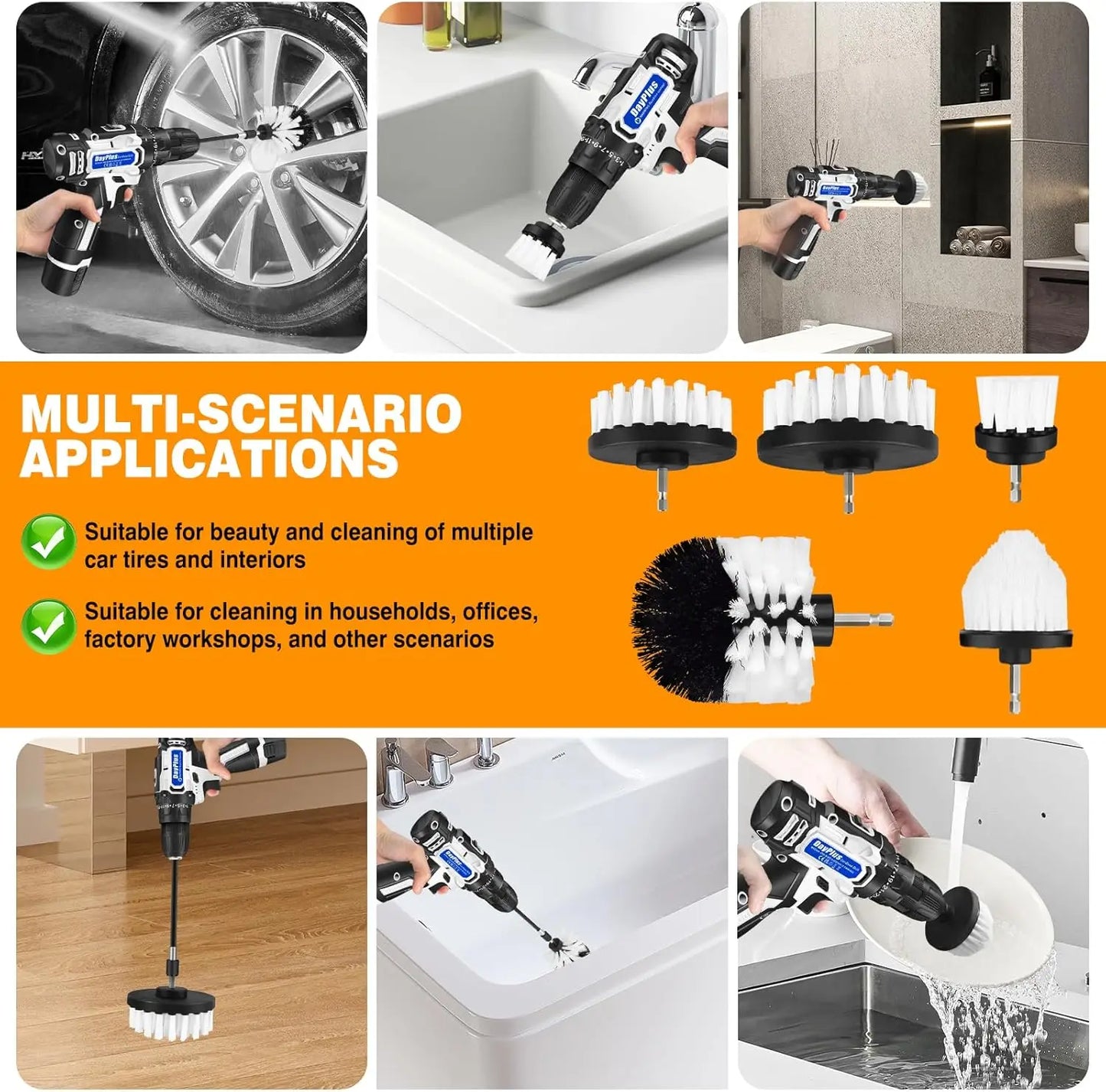 Cordless Electric Cleaning Tool Set