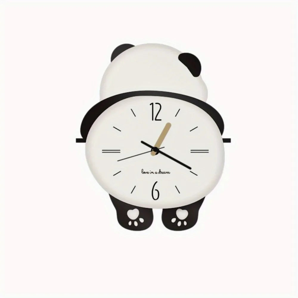 Panda Modern large wall clock