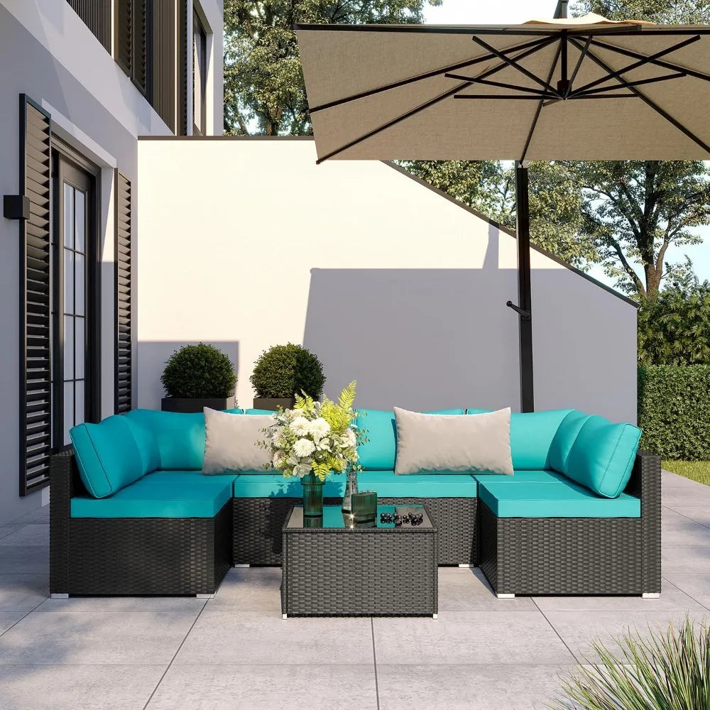 7 Pieces Patio Furniture Set