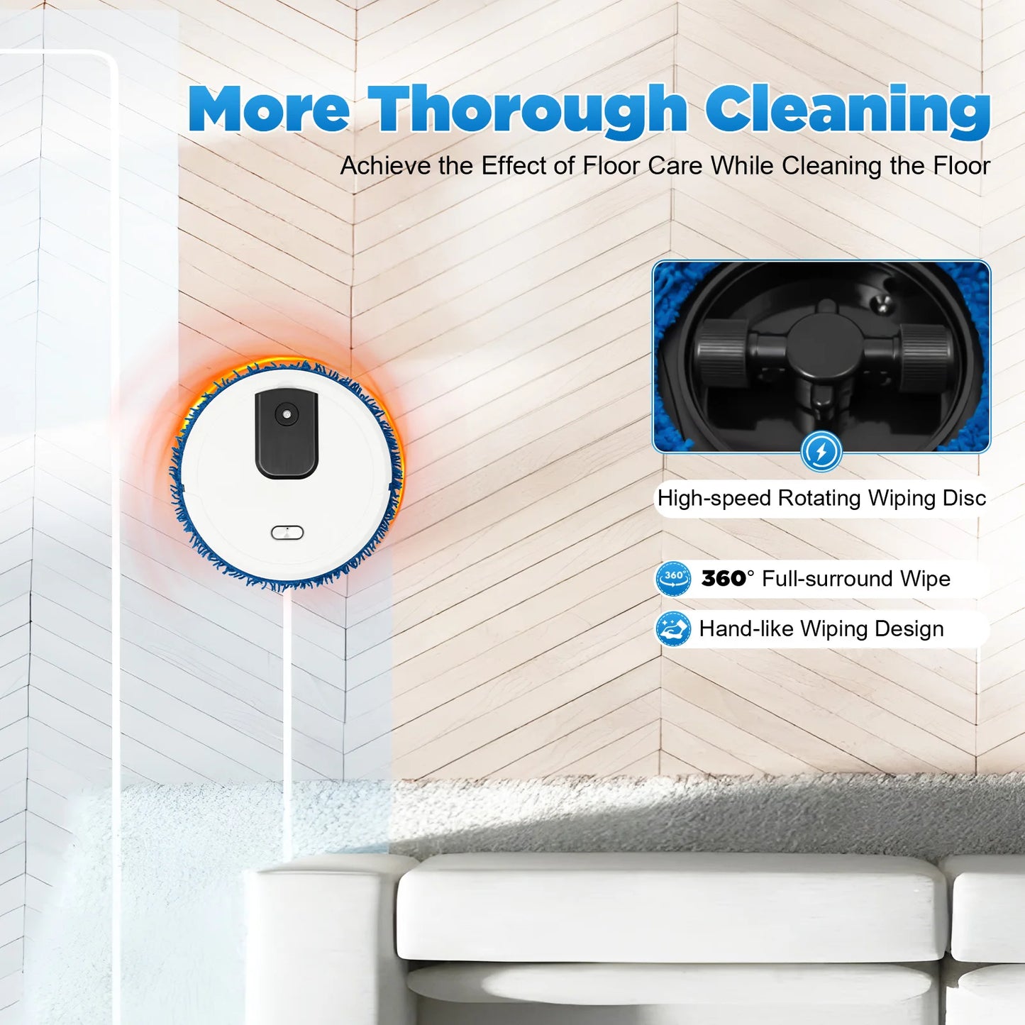 Wireless Smart Mopping Machine, Wet and Dry