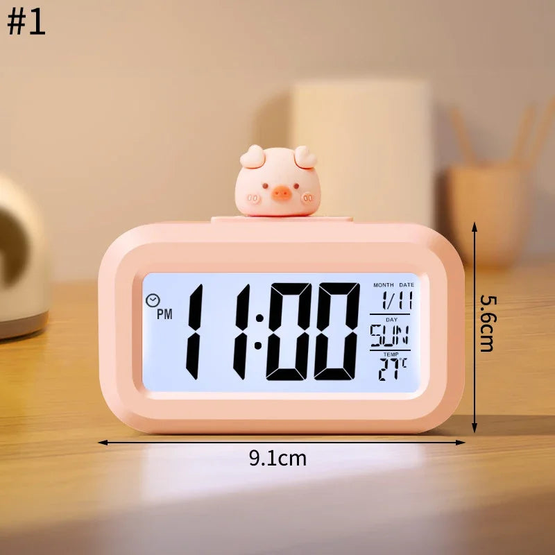 Desk Digital Kawaii Alarm Clock