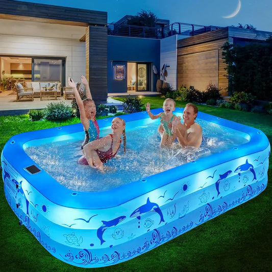 Upgraded Family Inflatable Swimming Pool