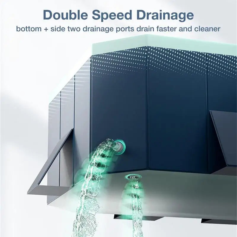 Inflatable-Free Large Family Pool Pet Bath Tub Outdoor