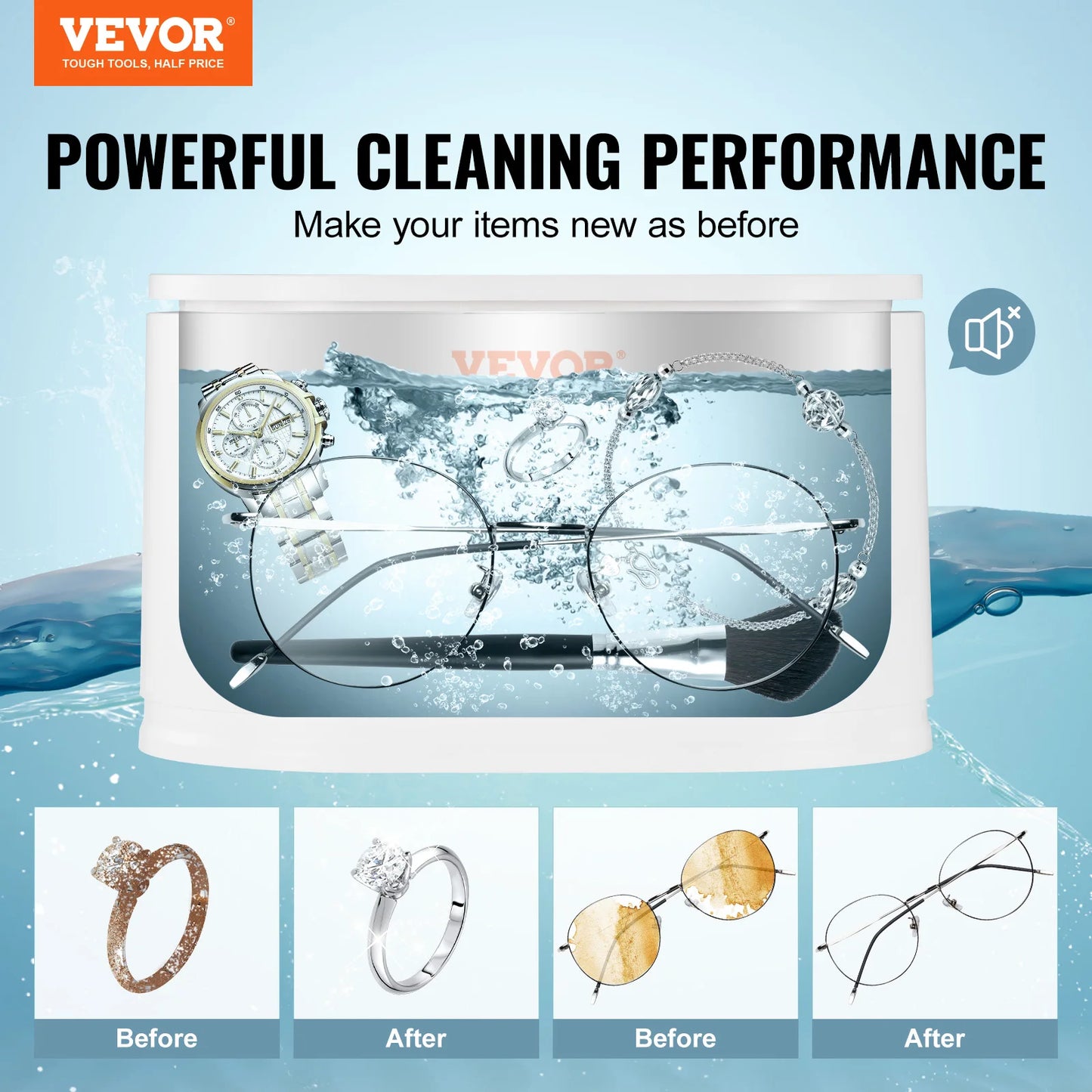 Ultrasonic Cleaner - Glasses/Home Appliance