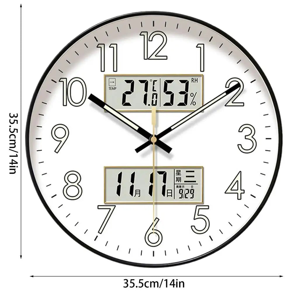 Modern Design Round Clock