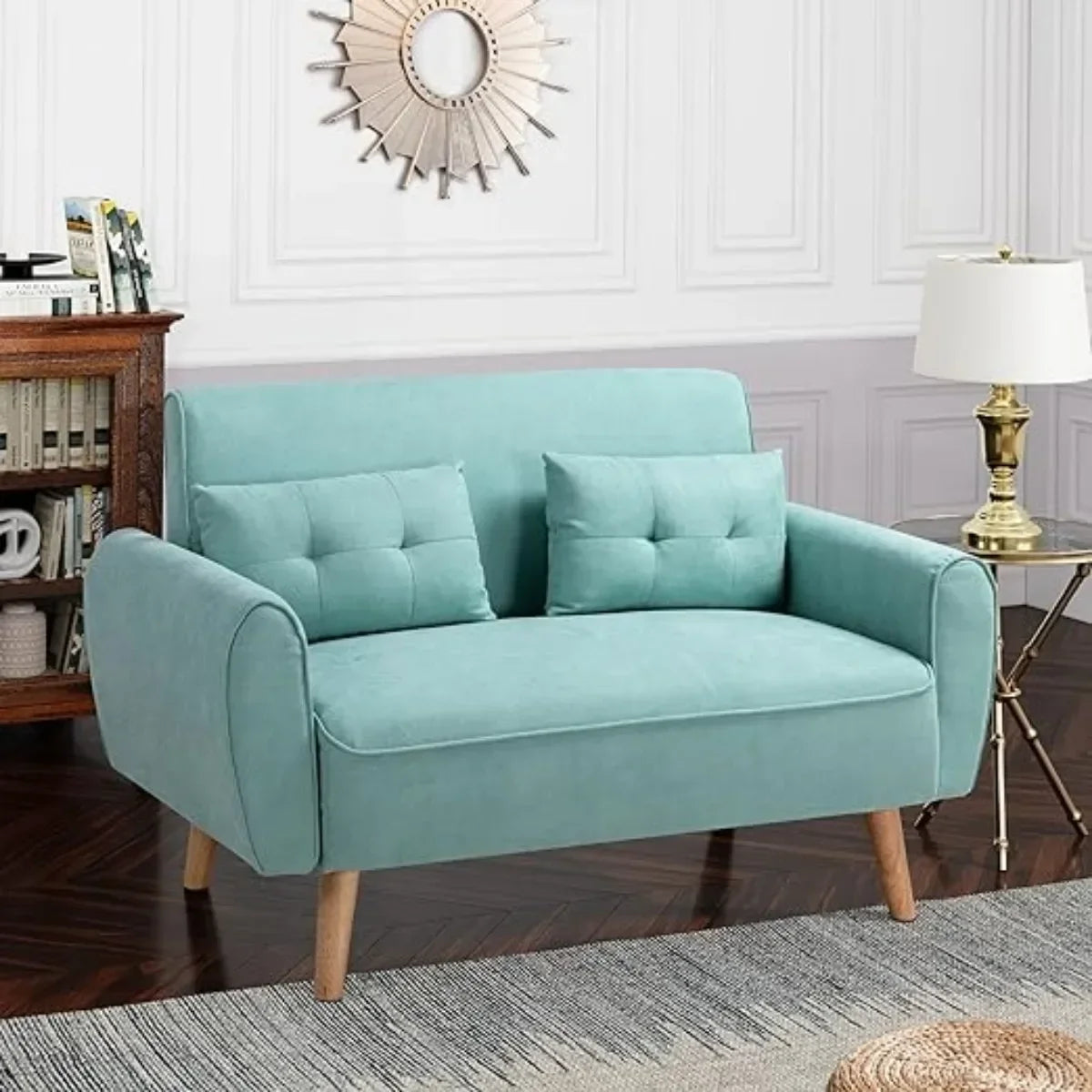 47" Small Modern Loveseat Couch Sofa