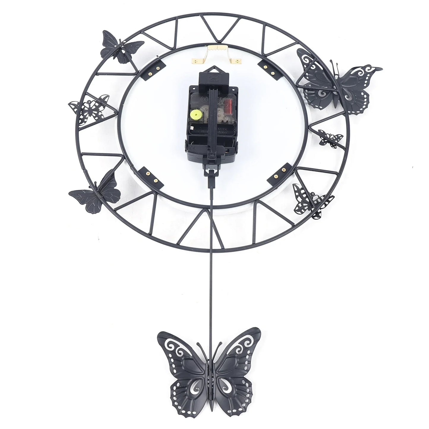 Butterfly Design Wall Clock