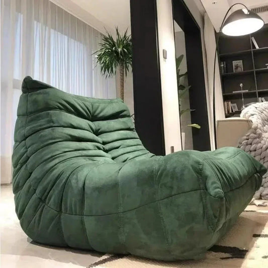 Modern Living Room Chair, 39.3" Bean Bag Floor Sofa