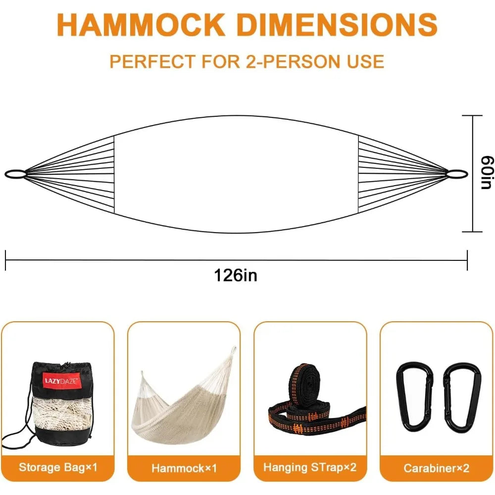 Hand woven Mayan Family Hammock