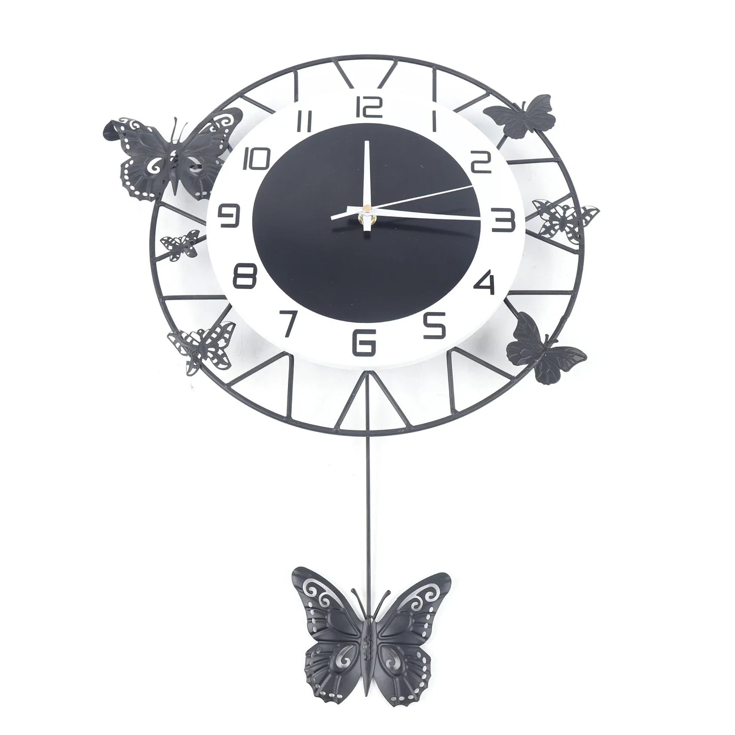 Butterfly Design Wall Clock