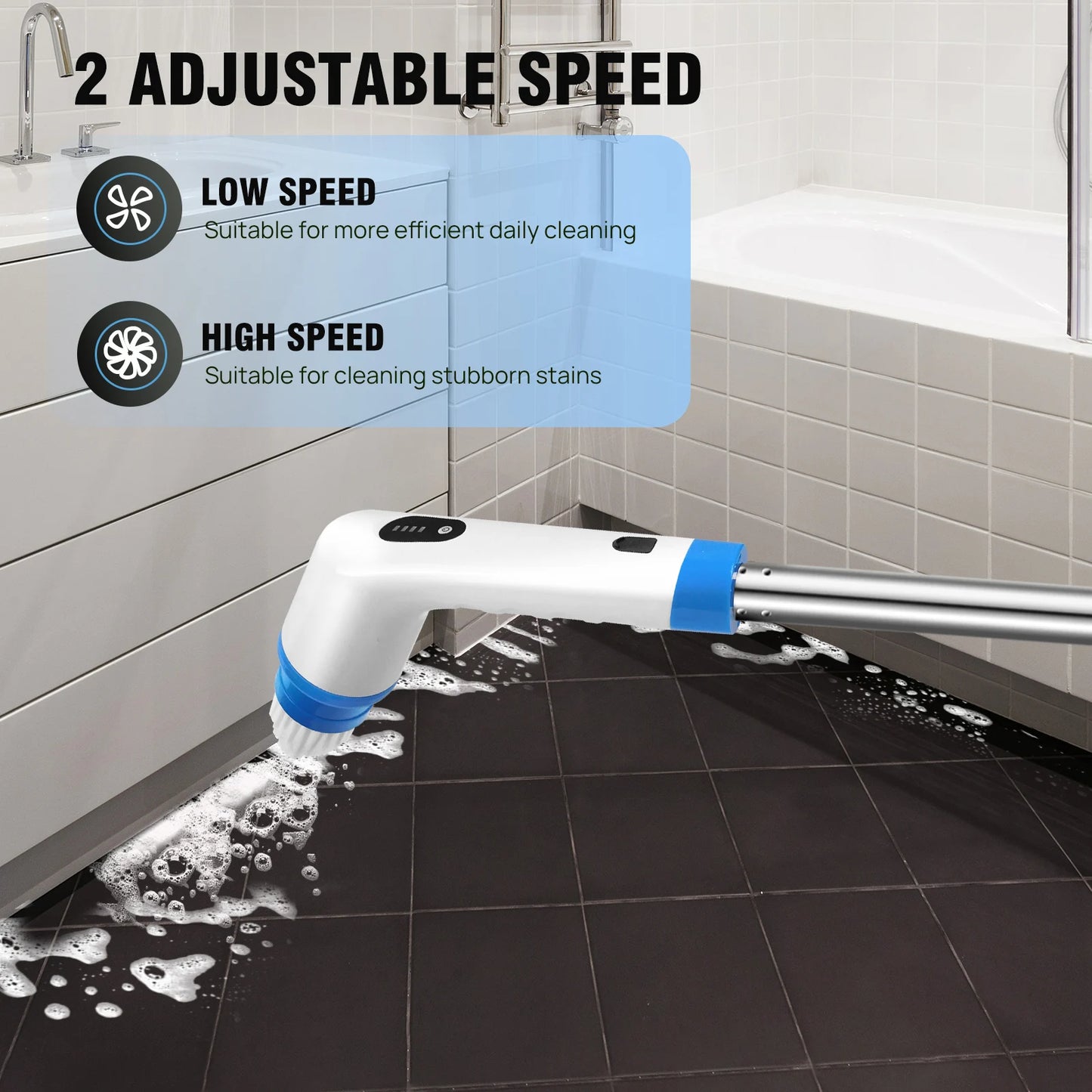 Cordless Electric Spin Scrubber