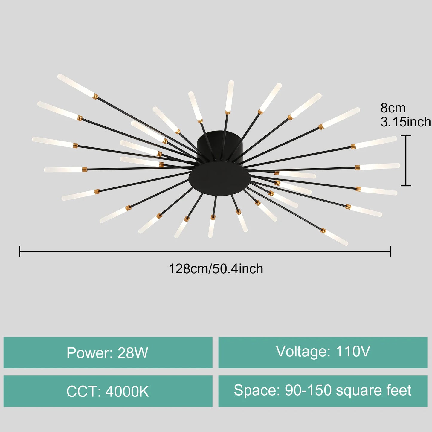 LED Ceiling Light for Living Room Lamp Bedroom