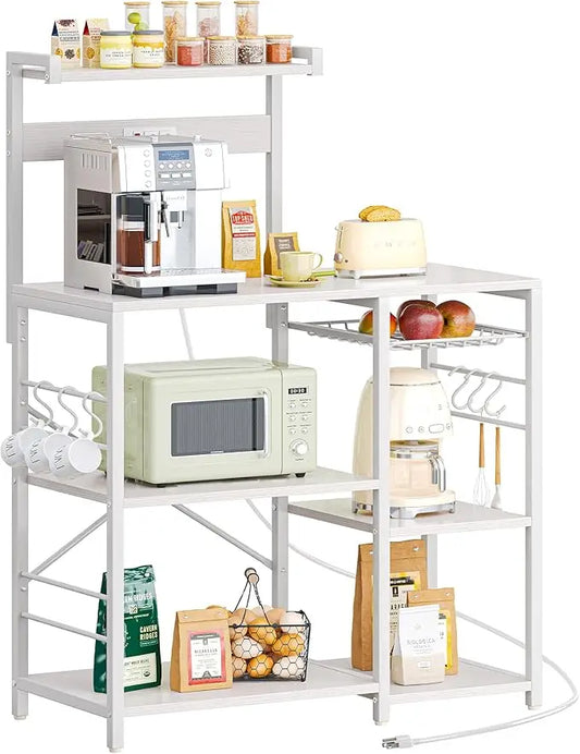 Bakers Rack with Power Outlet
