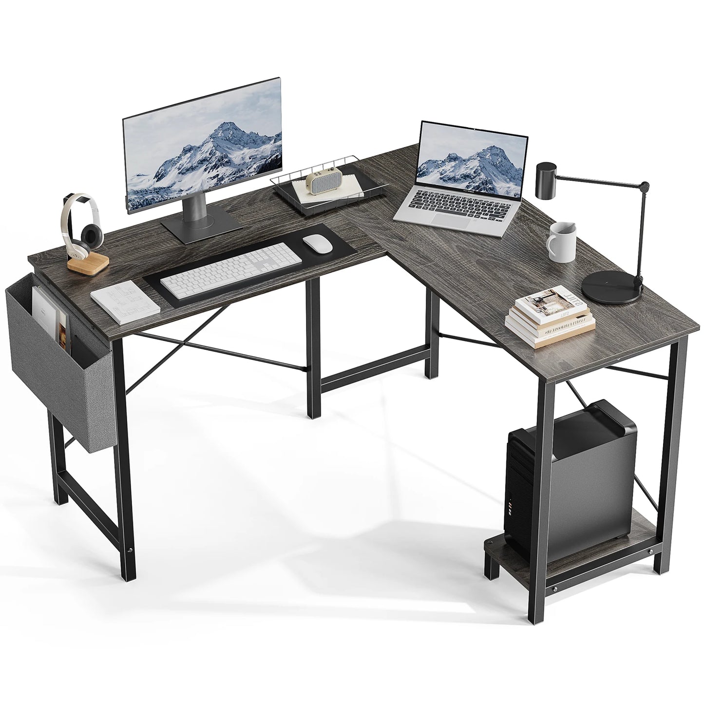Gaming Corner 50 Inch Office Writing PC Wooden Table