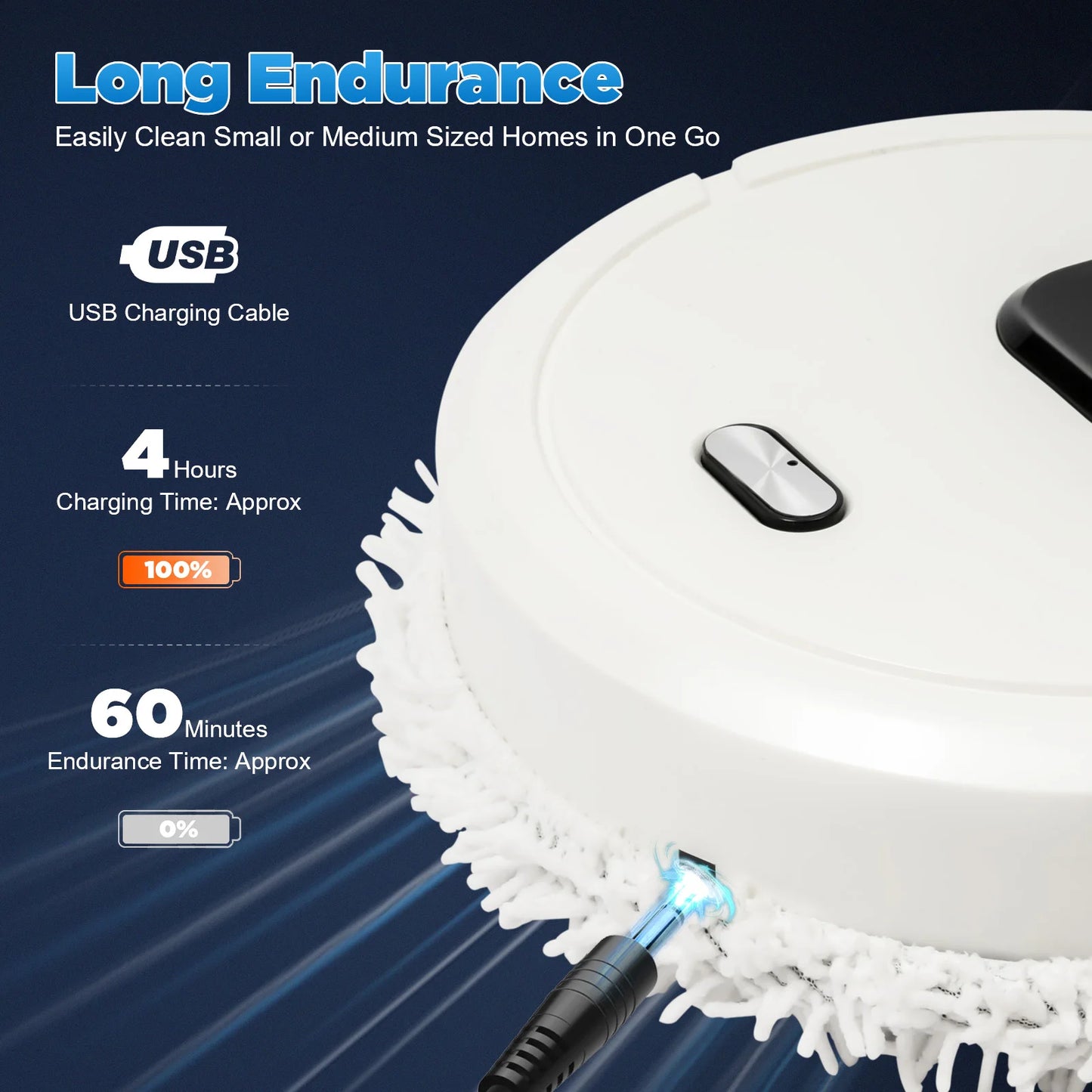 Wireless Smart Mopping Machine, Wet and Dry