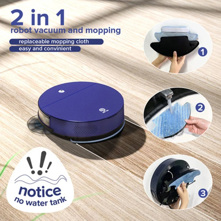 Strong Suction Self-Charging Robot Vacuum