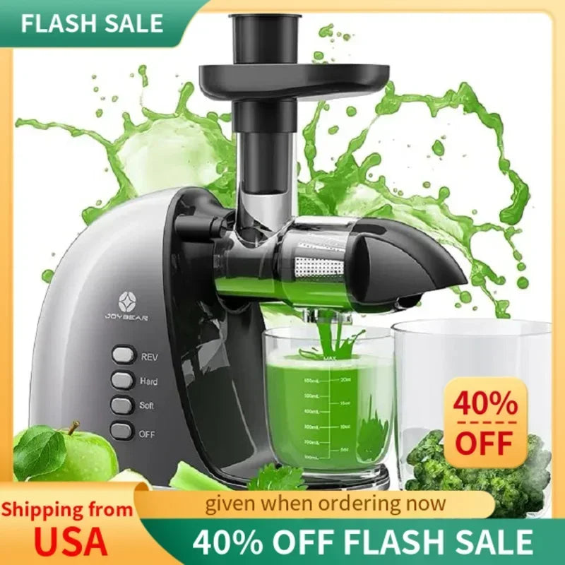 Cold Press Juicer Machine: 92% Juice Yield High