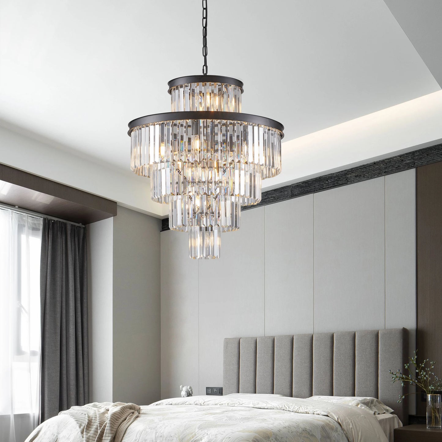 23.6inch Modern Crystal Chandelier