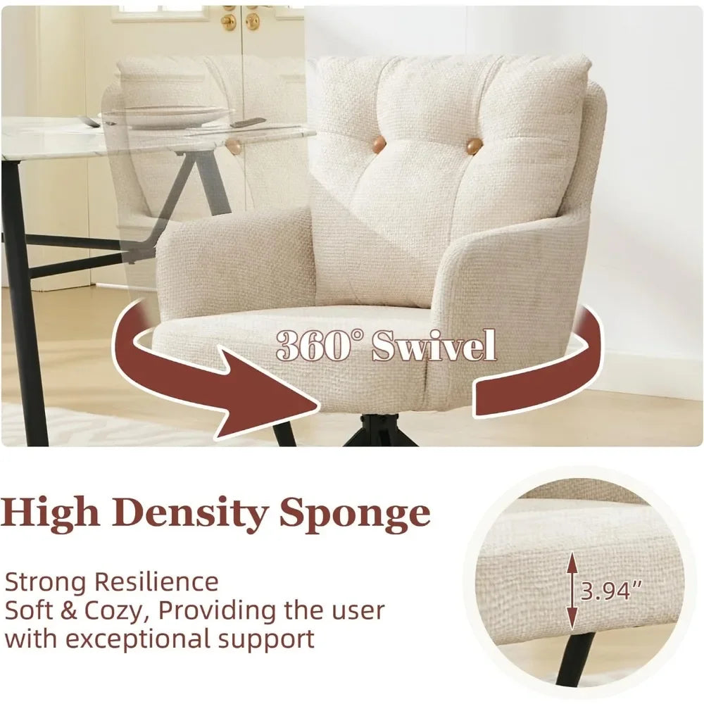 Swivel Dining Chairs Set of 2
