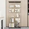 Glass Display Cabinet with 5 Shelves