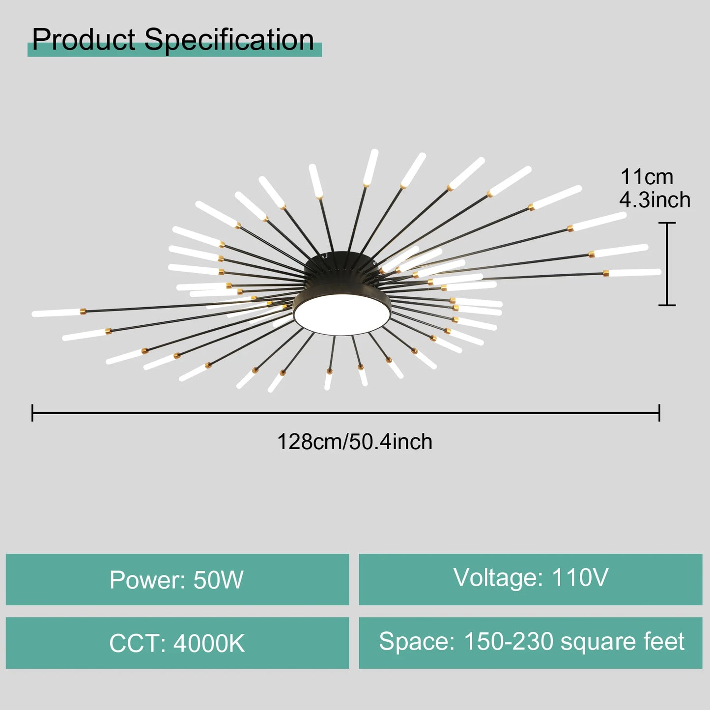 LED Ceiling Light for Living Room Lamp Bedroom