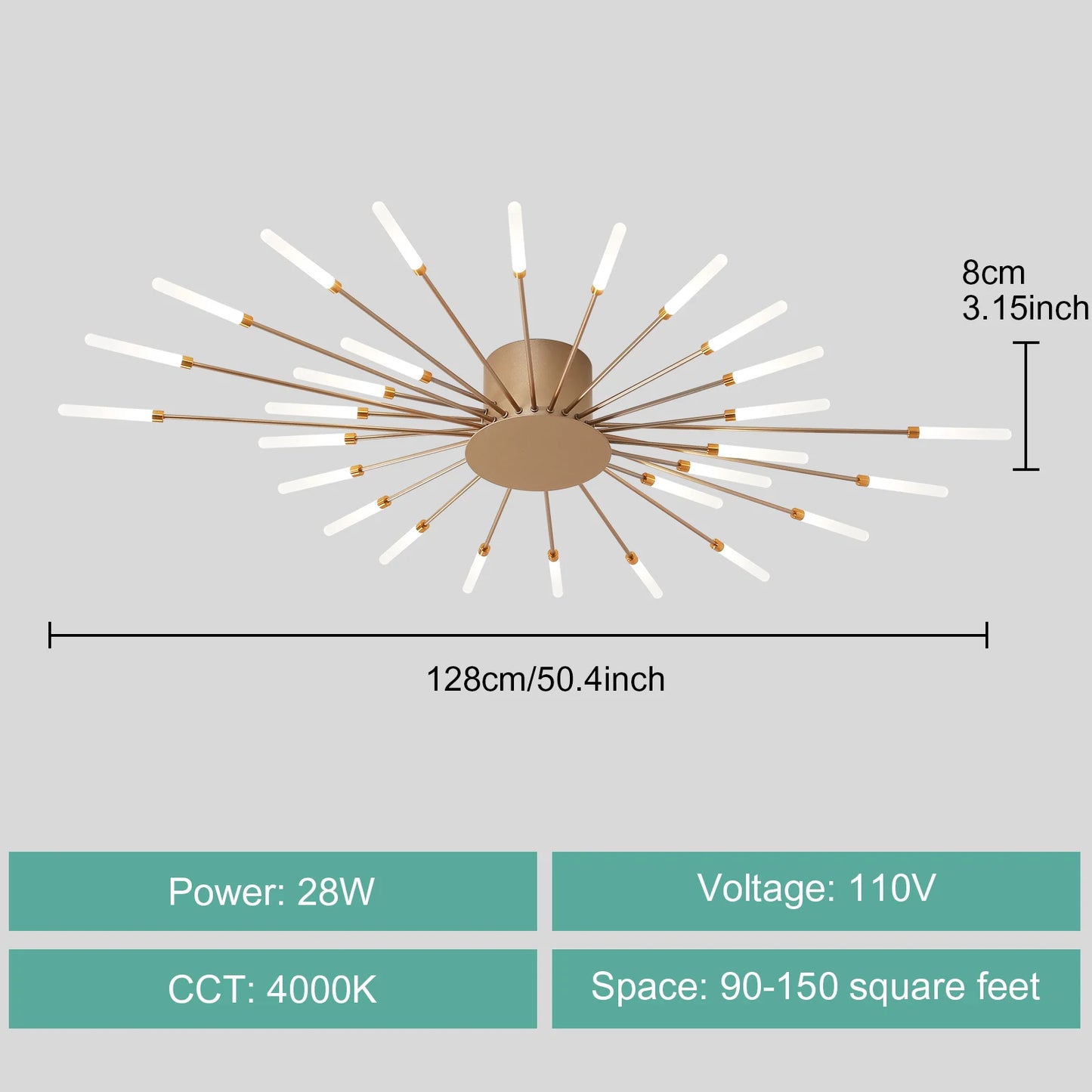 LED Ceiling Light for Living Room Lamp Bedroom