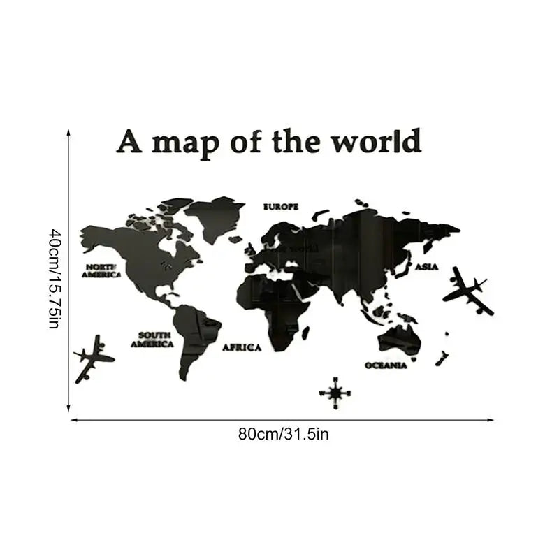 World Map Wall Art