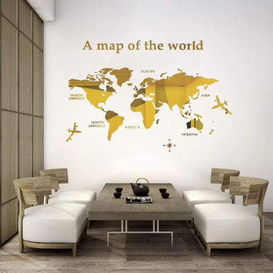 World Map Wall Art