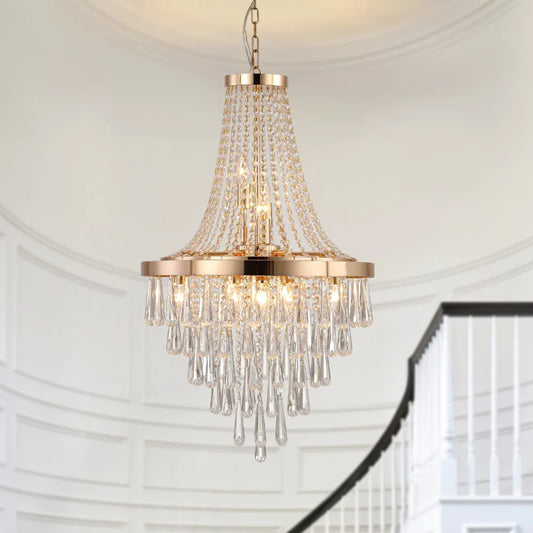 Elegant crystal chandelier