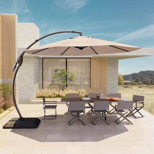 11' Cantilever Offset Umbrella with 360° Rotation