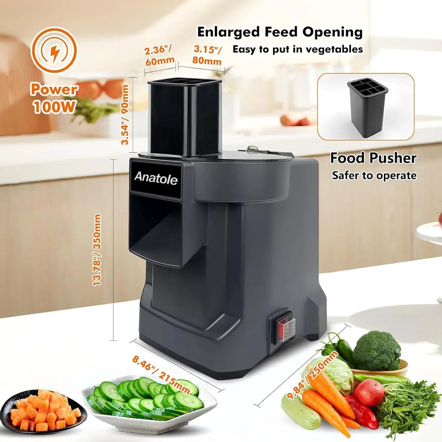 Electric Vegetable/Fruits Dicer Slicer