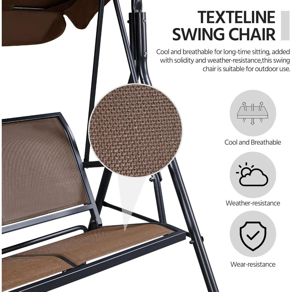 Outdoor Porch Swing Chair for Adults