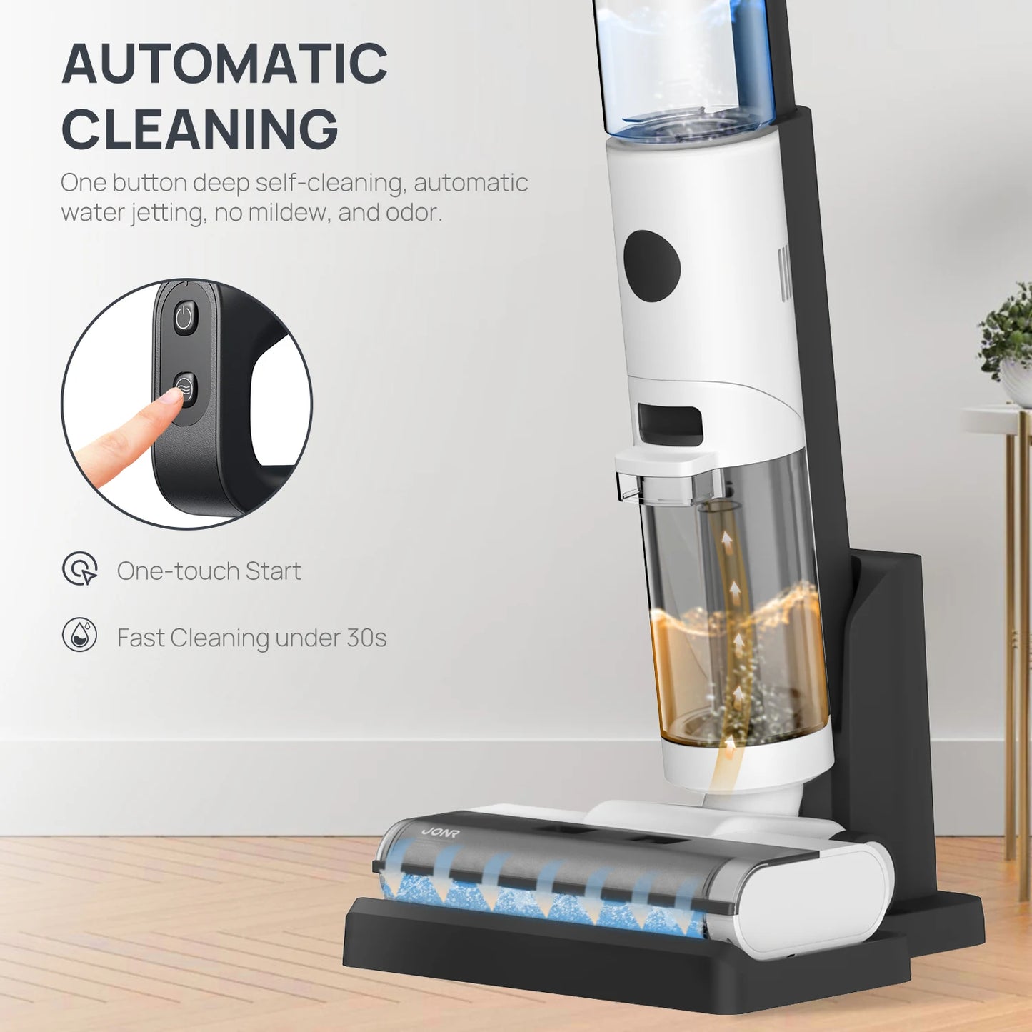 Wireless Wet Dry Smart Vacuum Washing Cleaner