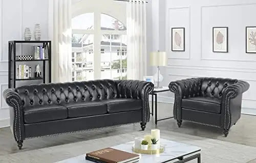 Modern 2 Pieces Living Room Sofa Set