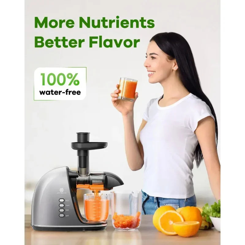 Cold Press Juicer Machine: 92% Juice Yield High