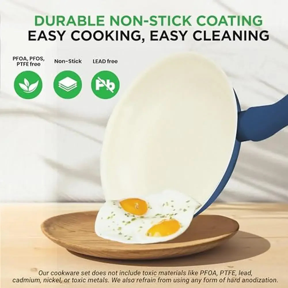54 Piece Professional Ceramic Non-Stick Cookware Set