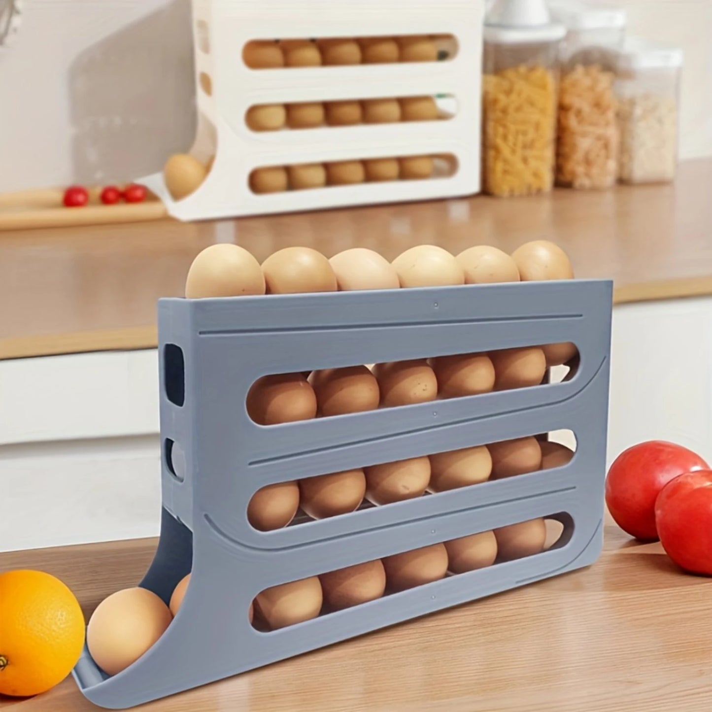 4 Tiers Egg Holder For Fridge