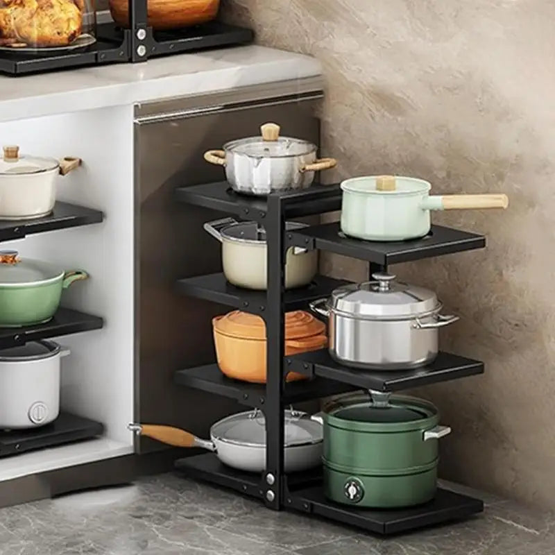 Pot Rack Organizer multi-layer under sink cabinet