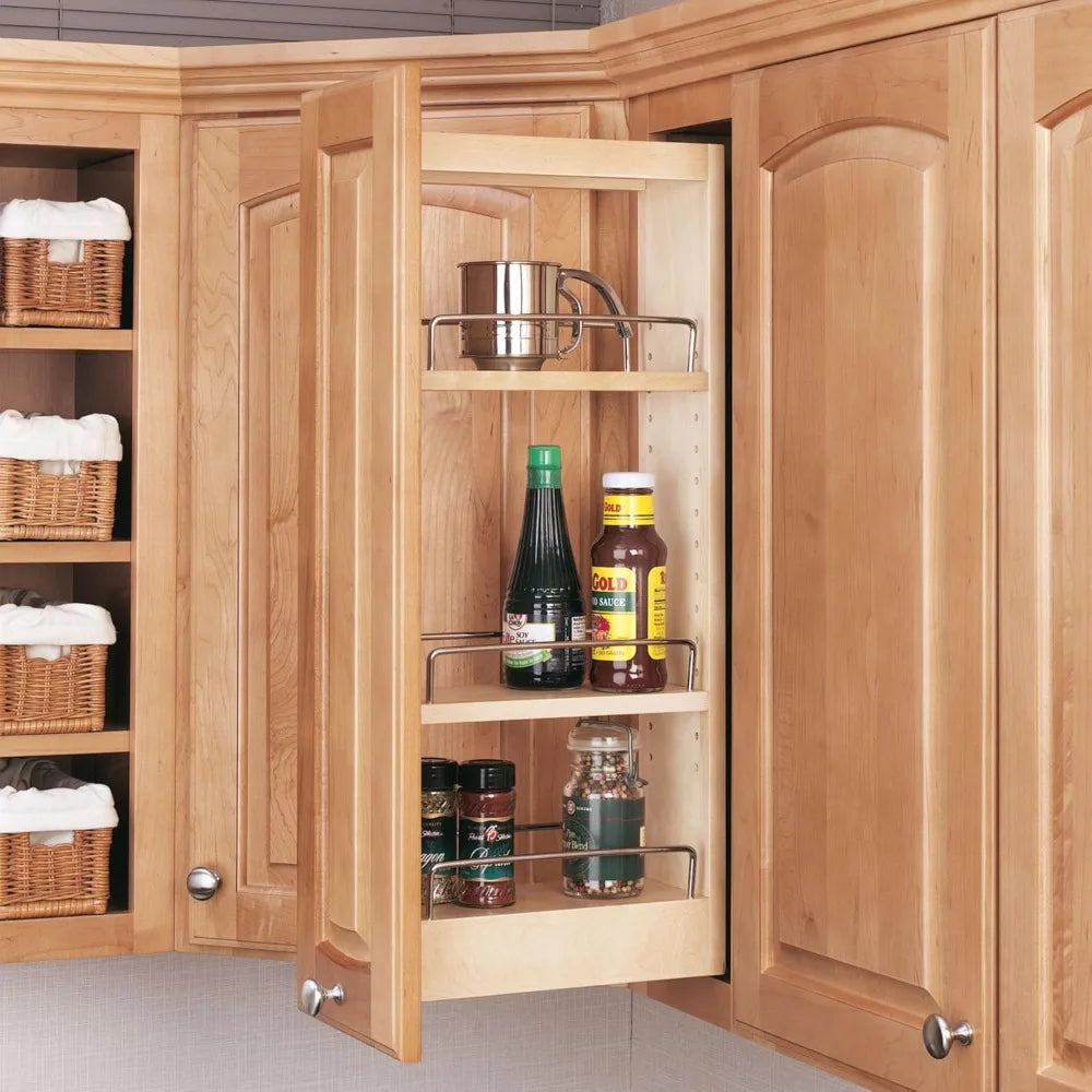 Pull Out Storage Organizer for Wall Kitchen Cabinets