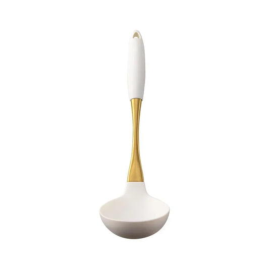 1Pc Silicone Kitchenware Cooking Utensils White Gold