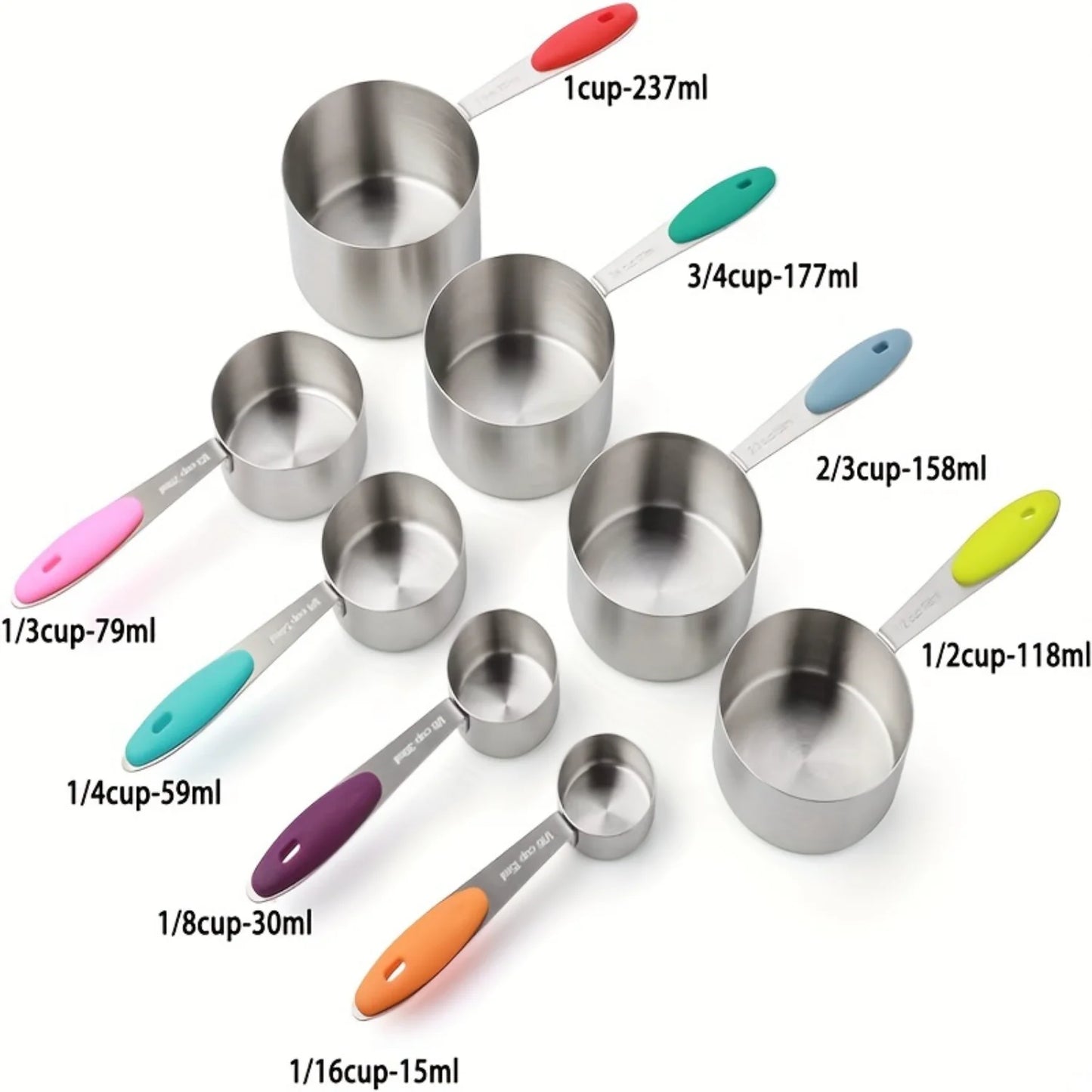 Cups & Stainless Steel Spoons Set