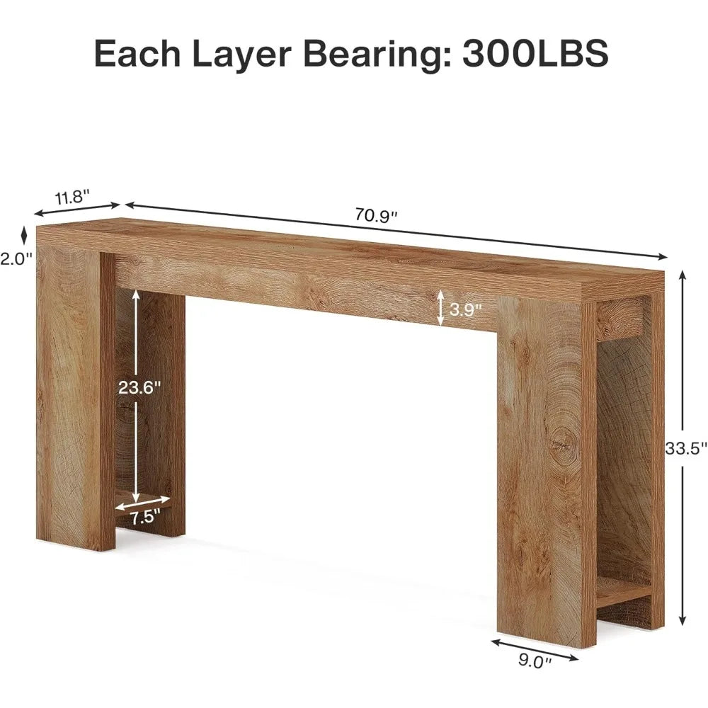 70.9-Inch Extra Long Console Table